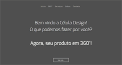 Desktop Screenshot of celuladesign.com.br